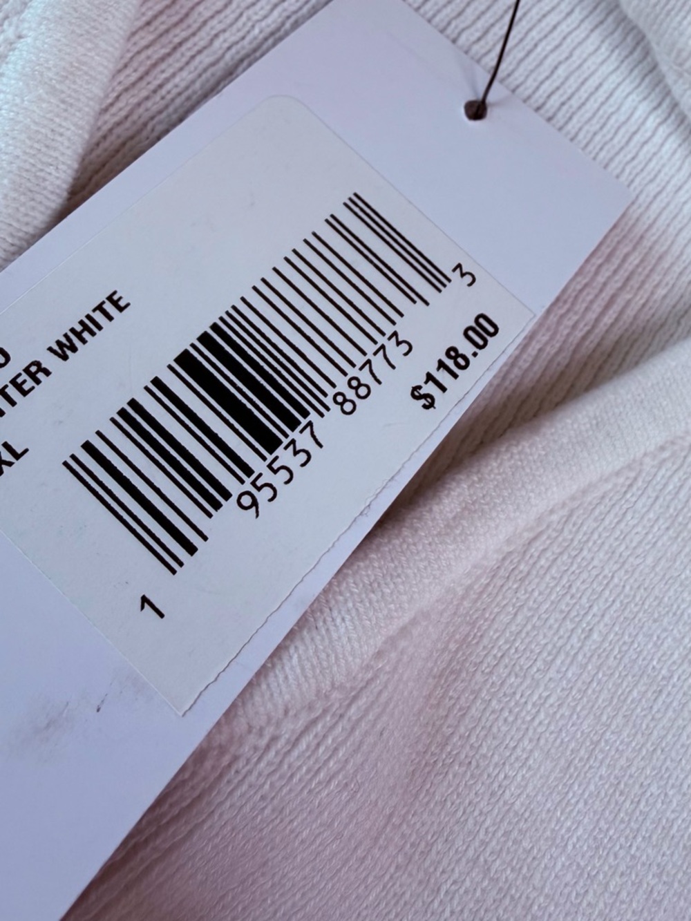 French Connection White V-Neck Puff Sleeve Wrap Blouse - Picture 8 of 8